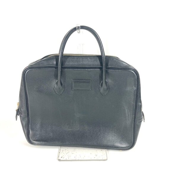 HERMES Black Leather Tote Bag - Picture 1 of 15